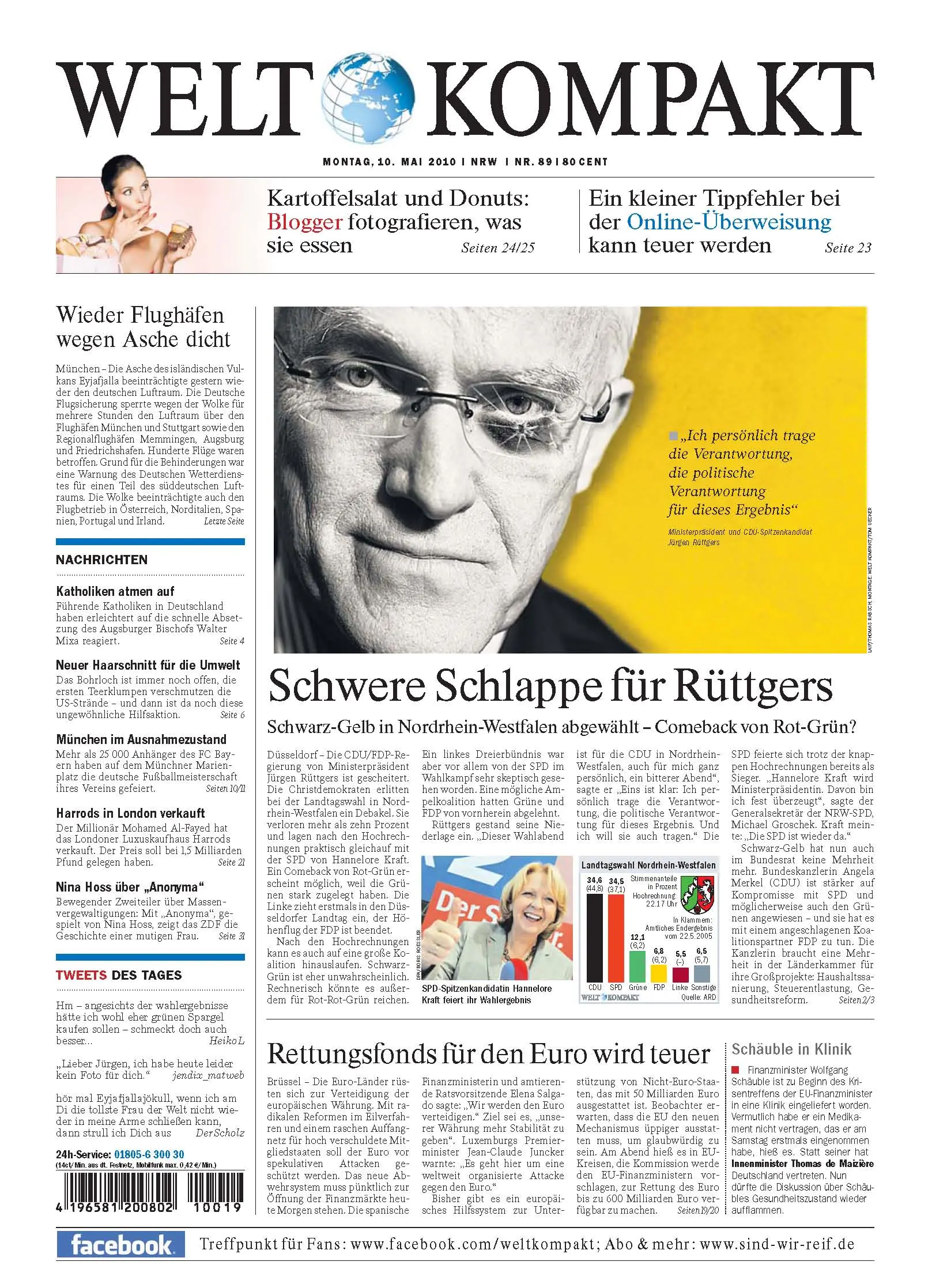 Die Welt kompakt vom 10. Mai 2010