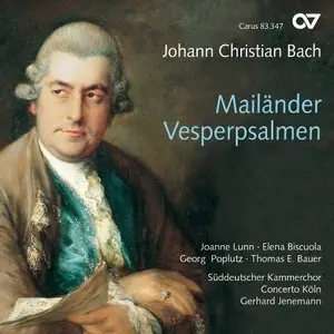 Jenemann, Concerto Koln - J. C. Bach: Milanese Vesper Psalms (2011)