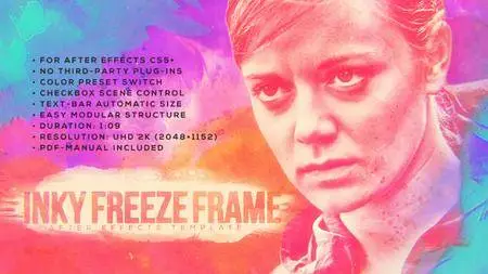 Inky Freeze Frame - Project for After Effects (VideoHive)