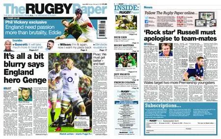 The Rugby Paper – February 09, 2020