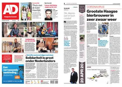 Algemeen Dagblad - Zoetermeer – 20 april 2020