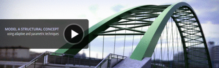 Creating a Parametric Suspension Bridge Concept Model in Revit