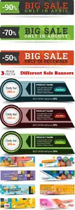 Vectors - Different Sale Banners