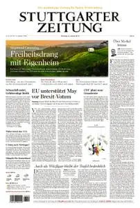 Stuttgarter Zeitung Stadtausgabe (Lokalteil Stuttgart Innenstadt) - 15. Januar 2019