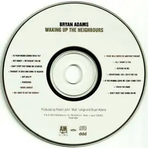 Bryan Adams - Waking Up The Neighbours (1991) [Japan 1st Press, 1992] 2CD Album Set
