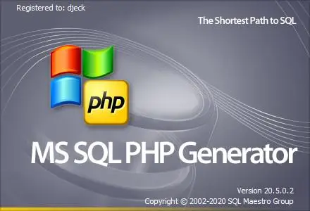 MS SQL PHP Generator Professional 20.5.0.2 Multilingual