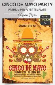 Cinco De Mayo Party – Flyer PSD Template + Facebook Cover 2