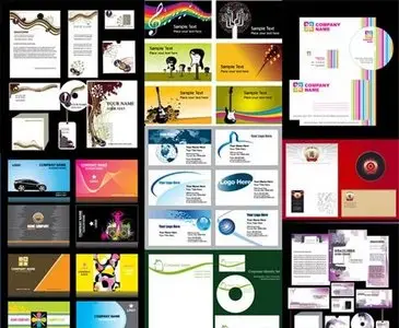 Variety of Business Cards - Stock Vectors