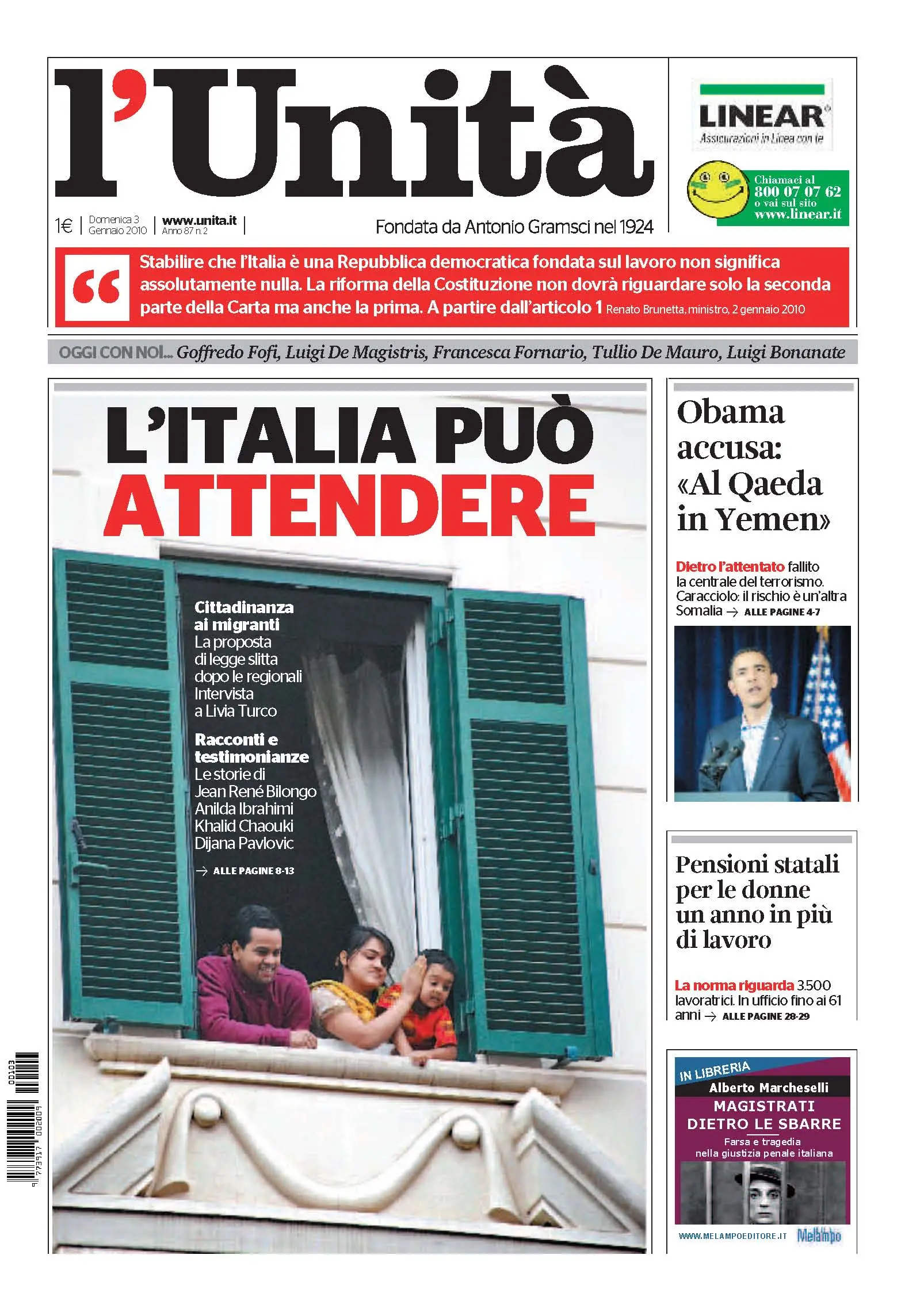 Unità 03.01.2010