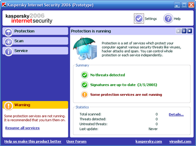 Kaspersky Internet Security 2006 6.0.0.303 Final