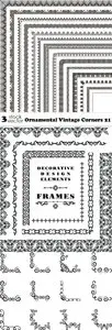 Vectors - Ornamental Vintage Corners 21