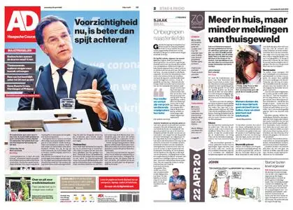 Algemeen Dagblad - Zoetermeer – 22 april 2020