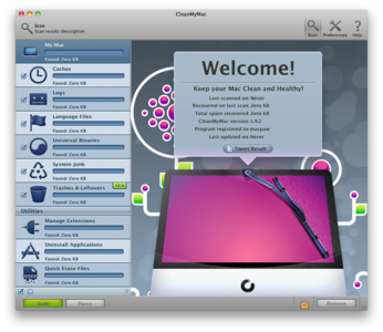 MacPaw CleanMyMac v1.10.2 Mac OS X