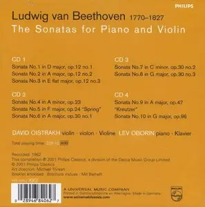 Ludwig van Beethoven - The Sonatas for Piano and Violin