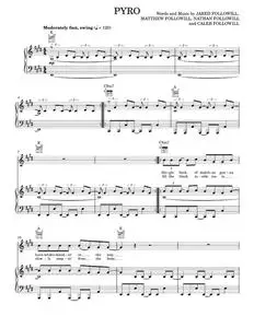 Pyro - Kings of Leon (Piano-Vocal-Guitar)