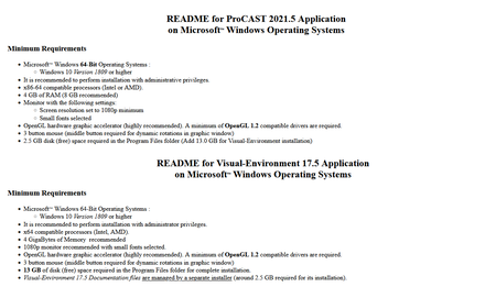 ESI ProCAST 2021.5 Suite