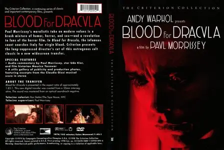 Blood for Dracula (1974) (The Criterion Collection) [DVD5]