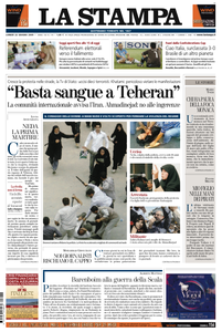 La Stampa 22 Giugno 2009 (Edizione di Cuneo ed Internazionale)