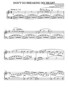 Don't Go Breaking My Heart [Classical version] (arr. Phillip Keveren) - Elton John & Kiki Dee (Piano Solo)