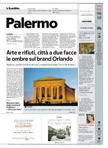 la Repubblica Palermo - 5 Agosto 2018