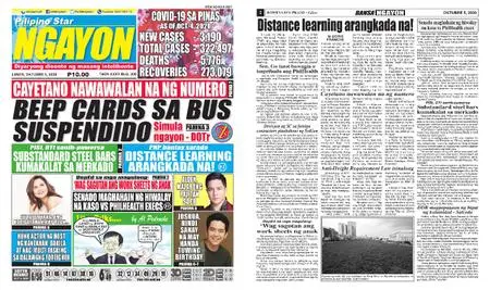 Pilipino Star Ngayon – Oktubre 05, 2020