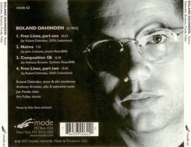 Roland Dahinden - Naima - featuring Anthony Braxton (1997)