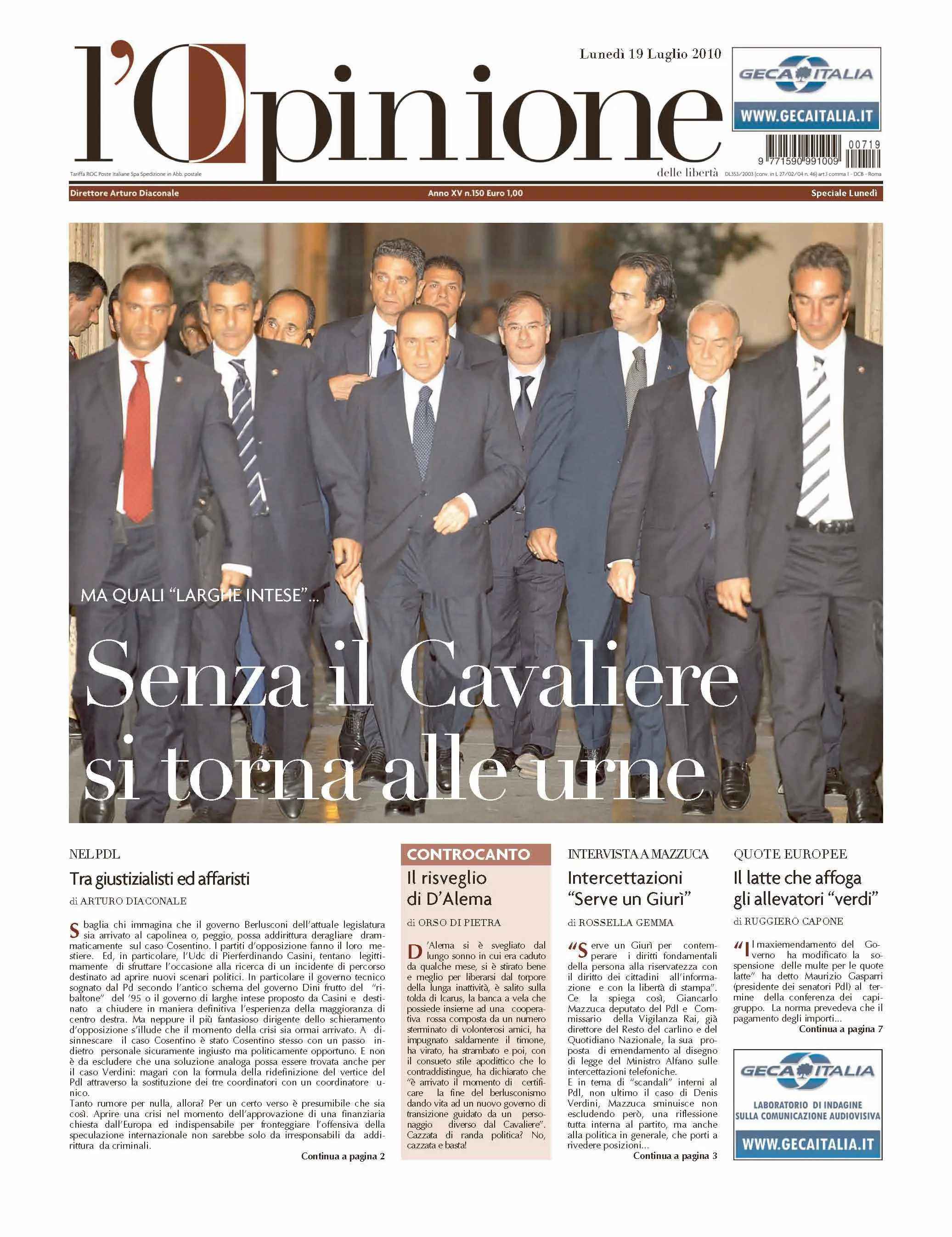 L'Opinione 19.07.2010