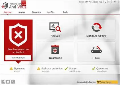 Ashampoo Anti-Virus 2016 1.3.0 DC 19.12.2016 Multilingual