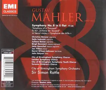 Mahler - Symphony no. 8 in E-flat major (Simon Rattle, CBSO) (2005)