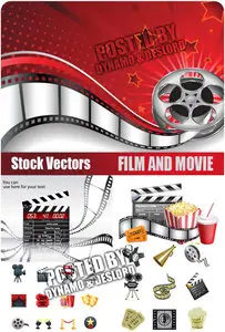 Film and movie - Stock Vectors