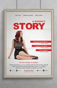GraphicRiver A Womans Story Movie Poster