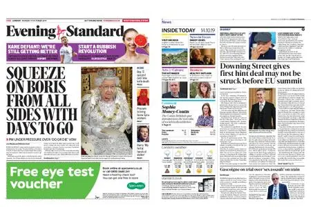 London Evening Standard – October 14, 2019