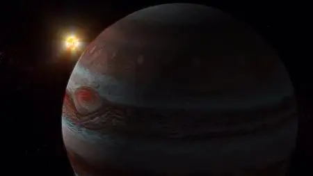 3d Jupiter Planet With Glowing Sun 1582601
