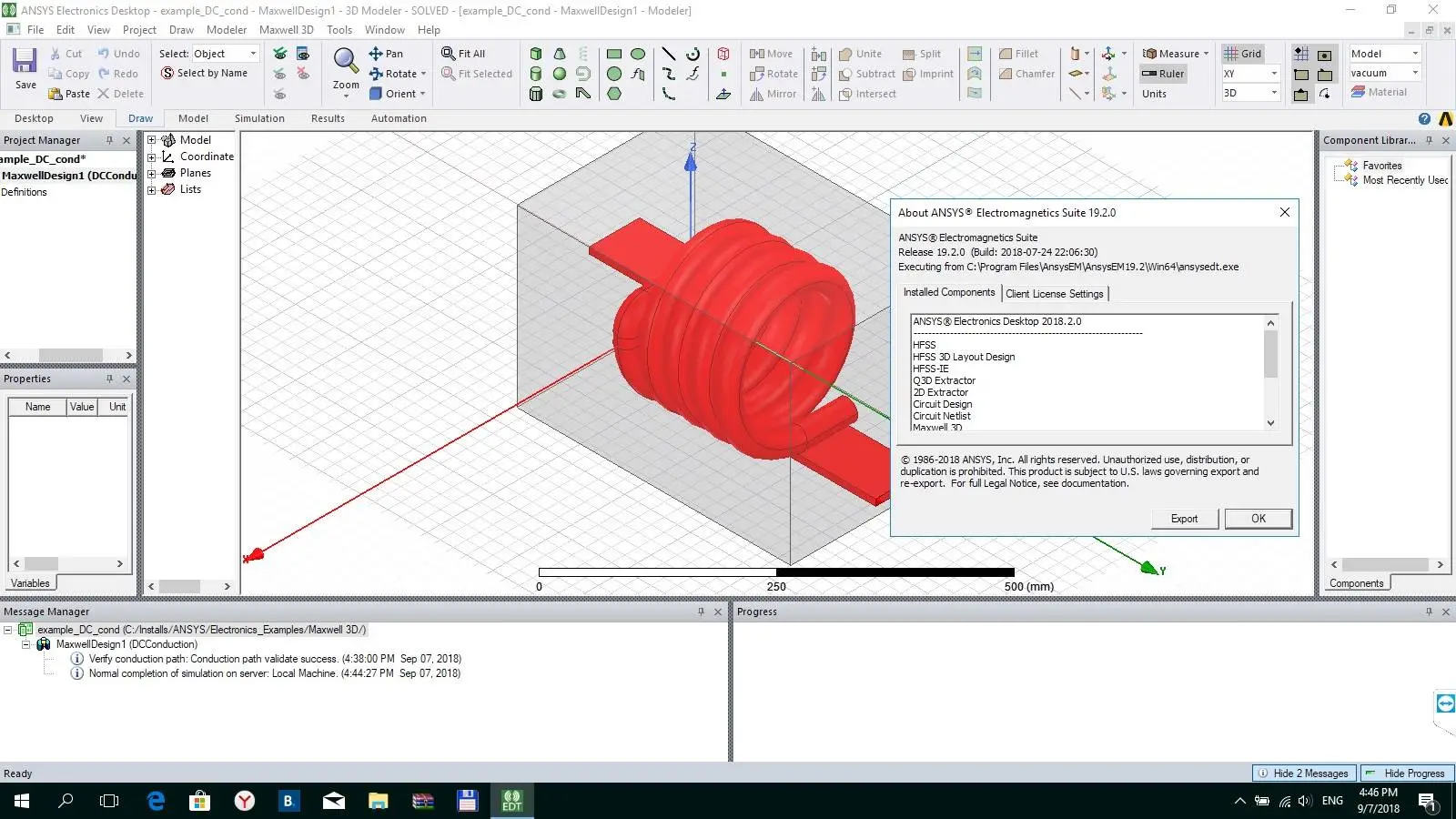 Ansys electronics desktop