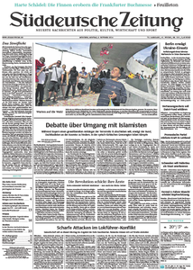 Süddeutsche Zeitung vom Montag, 06. Oktober 2014