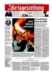 Tageszeitung TAZ vom 12 Februar 2011