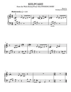 Kelpcake (from Finding Dory) - Thomas Newman (Easy Piano)