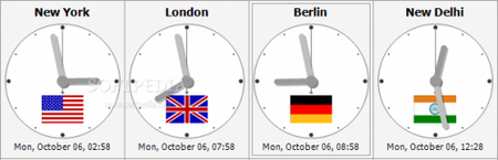 Sharp World Clock 4.3