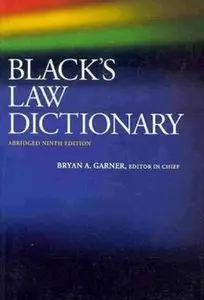 Black's Law Dictionary, Abridged, 9th edition (repost)