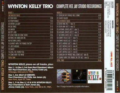 Wynton Kelly Trio - Complete Vee Jay Studio Recordings (2007) {2CD Set, Lone Hill Jazz LHJ10296 rec 1959-1961}