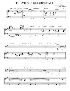 The Very Thought Of You - Dorothy Fields, Steve Tyrell (Piano Vocal)