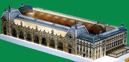 Detailed Architectural Paper Model (N°16)