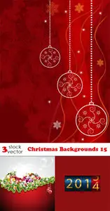 Vectors - Christmas Backgrounds 15