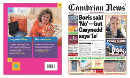 Cambrian News Arfon & Dwyfor – 21 January 2022