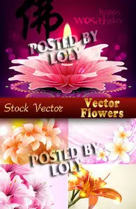 Vector Flowers - Stock Vector
