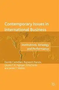 Contemporary Issues in International Business: Institutions, Strategy and Performance
