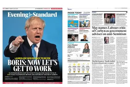 London Evening Standard – July 23, 2019