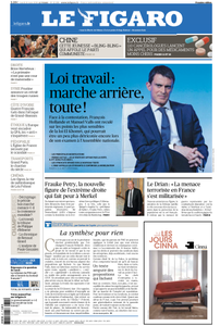 Le Figaro du Mardi 15 Mars 2016