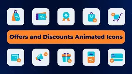 Offers and Discounts Animated Icons 50794596
