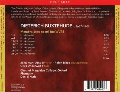 Daniel Hyde, Phantasm, Choir of Magdalen College, Oxford - Dietrich Buxtehude: Membra Jesu nostri, BuxWV75 (2014)